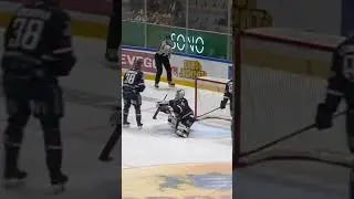 Rickard Hugg till Oscar Lindberg till Mikkel Aagaard (Skellefte&aring; AIK mot Link&ouml;ping HC) (#Shorts)