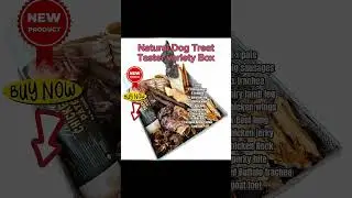 Deluxe Natural Dog Treat Taster Box #naturaldogtreatsuk #naturaldogfood