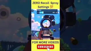 PUBG Zero Recoil Sensitivity For All Scopes ✅ |#pubgmobile #shorts #sensitivity #toxicbrucegaming