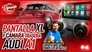 Cambiamos la pantalla de este Audi A1 Experto instala #carplay #androidauto  y #camara
