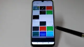 Тема оформления клавиатуры в смартфоне ZTE