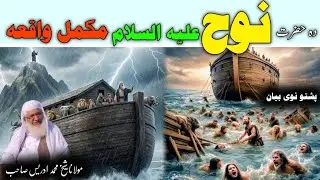 Pashto Bayan | Maulana sheikh idrees sahib |  Pashto | دہ حضرت نوح علیہ السلام مکمل واقعہ 