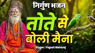 सच्ची घटना पर आधारित है ये निर्गुण भजन !! तोते से बोली मैना !! Yogesh Maharaj Latest Nirgun Bhajan