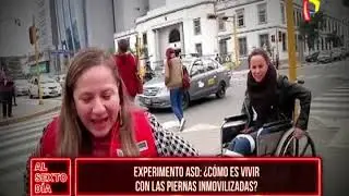 Experimento ASD: ¿Cómo es vivir con las piernas inmovilizadas?