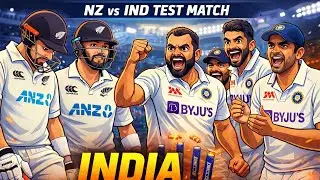 India Destroy NZ in First Session 💥 | Dream Cricket Test