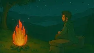 Campfire Cooking Ambience | 2 Hour Ghibli-Style Forest Loop for Relaxation, Sleep & Study
