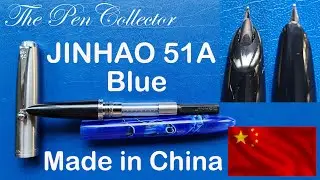 JINHAO 51A Blue Fountain Pen Review