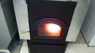 Leisure Line stoker furnace Hyfire II using one burner.