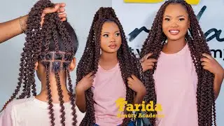 Jinsi ya kusuka FLUFFY KINKY Kwenye Nywele Ndefu