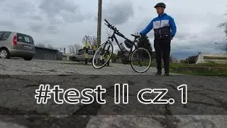 Test kół na obręczach szosowych w rowerze trekingowym część 1