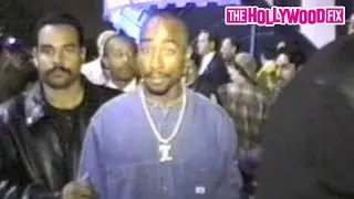 Tupac Shakur, MC Hammer & Suge Night Leave The Lakers Vs. Bulls Basketball Game At The Forum In L.A.