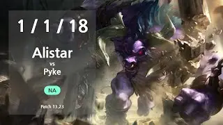Alistar Support vs Pyke - NA Master Patch 13.23
