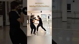 Удары в стиле JKD, работа ног в движении