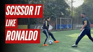 The Scissors Technique EVERY Footballer Needs (UEFA Guide) | Football Made Simple