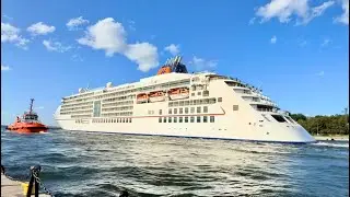 MS EUROPA 2 - Cruise Ship - 4K HDR (Gdańsk 04.07.2025)