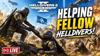 🔴 HELLDIVERS 2 LIVE 🔥 HELLDIVE 10 | Helping Everyone Complete Missions | Hindi Gameplay