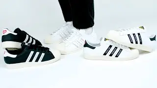 ADIDAS ORIGINALS SUPERSTAR 80S HUMAN MADE - ON FEET LOOK