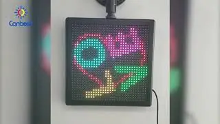 Emoji LED Screen, Small Square, Can be Fixed on Back Window of Car