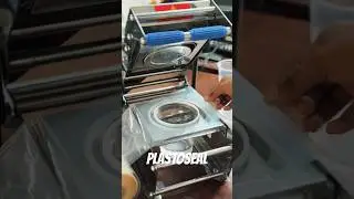 Manual Tray Sealer for 123mm Round Containers | Compact Sealing Machine for Food Trays