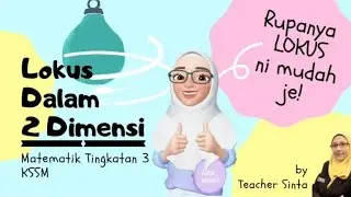 #TeacherSinta #38 | LOKUS 2 DIMENSI | MATEMATIK TINGKATAN 3