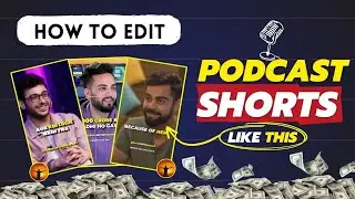 🎙️Easiest way to create podcast shorts like @ScrollWithPawan7  (with youtube create)