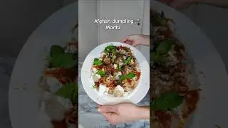 Have You Tried Afghan Dumpling? 🥟🤤 #afghanfood #mantu #dumplings #shorts #homemade #foodlovers