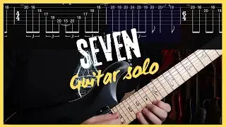 Necrophagist - Seven Guitar Solo (with Guitar Tabs)