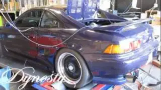 95 Toyota MR2 Dyno with GT2871R Turbo 405WHP