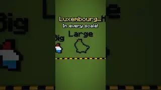 Luxembourg in EVERY SCALE! #minecraft #europe #eurovision #luxembourg