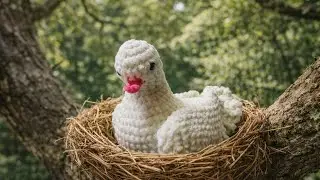 Amigurumi Peluş G&uuml;vercin Tarifi 🕊️ Pigeon free pattern crochet, Голубь tutorial video