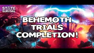 MY BEST WEAPON AND SKILL COMBO FOR FINISHING BEHEMOTH TRIALS ✊ | STATE OF SURVIVAL👌