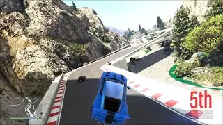 Raton Canyon makes a great place for racing! GTA V Random Racing.