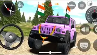 Modified Mahendra Thar Car Game | ( Gadi Wala Game ) Indian Cars Simulator Games   