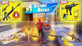 SPIDER-MAN vs ALL MYTHIC WEAPONS ( FORTNITE CHAPTER 7 SEASON 1)