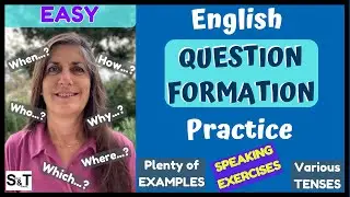 Asking Questions - QUESTION FORMATION Part 1 - Simplified for BEGINNERS - EASY