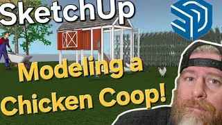 Пришло время спроектировать курятник с помощью моей любимой программы — SketchUp!