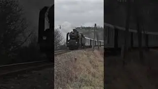 🇨🇿 Parn&iacute; lokomotiva 464.008 #train #vlak #lokomotiva #vlaky #railway #steam #shorts #history #video