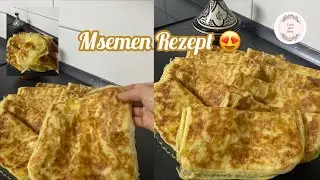 BEST MSEMEN RECIPE// einfach und schnell gemacht so gelingt dir Msemen! 😍🤌🏼☺️