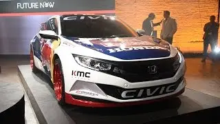 2016 Honda Civic Red Bull Global Rallycross Race Car First Look - New York Auto Show 2016