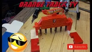 Making a Hot Wheels 6 lane track finish line stands