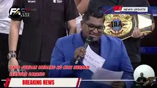 Petinju Daud Yordan Menang KO atas Petinju Argentina di Ronde Ke 8