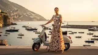 Warm Light Over the Amalfi Coast 🌅 Mediterranean Calm