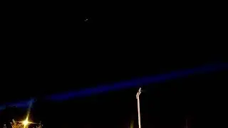 Blue Beam at Night Greece - Thessaloniki (2023/10/04,02:59:53)