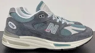 【ZH】 뉴발란스 x KITH 991v2 스틸 블루 그레이 U991KH2
