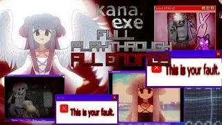Investigate what happened to a missing girl [Kana.exe Full Playthrough, All Endings]