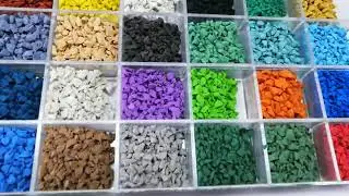 24 standard color epdm granules