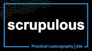 Scrupulous Definition