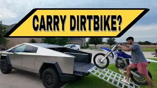 Can the Tesla Cybertruck Haul Motorcycles/Dirtbikes?