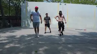 Dyker Park handball (Bocce) Ando and Jason V.S Yoni and Mike