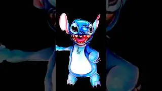 Stitch Makeup Transformation Tutorial #shorts #liloandstitch #illusionmakeup